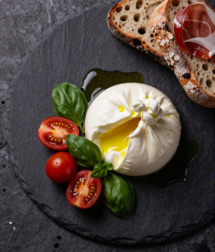 Antipasto con burrata